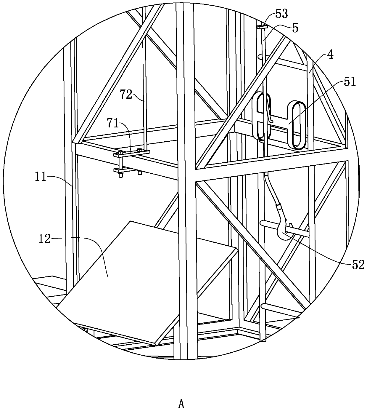 Tower crane climbing system