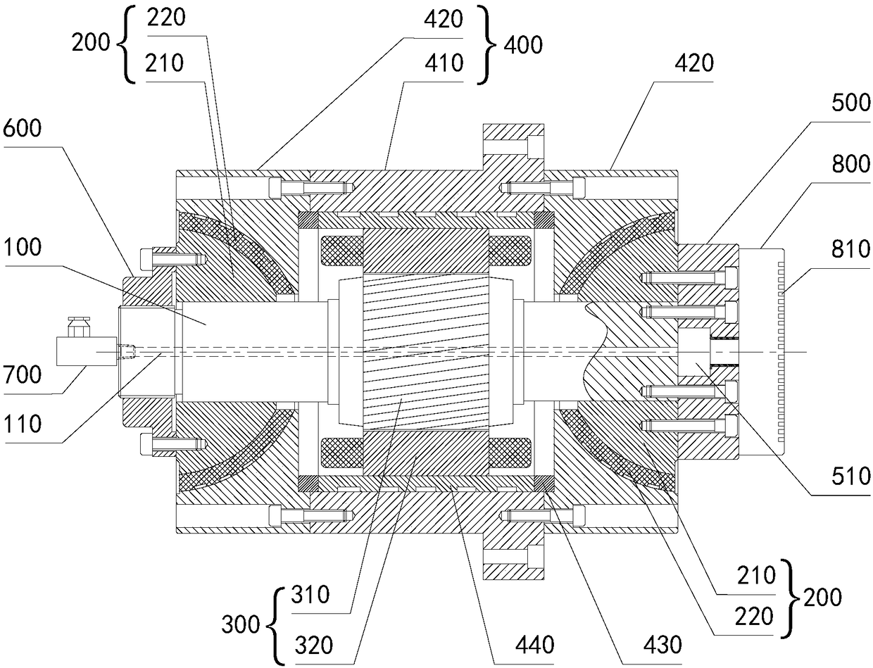 Hemispherical type gas static pressure shaft system and precision equipment