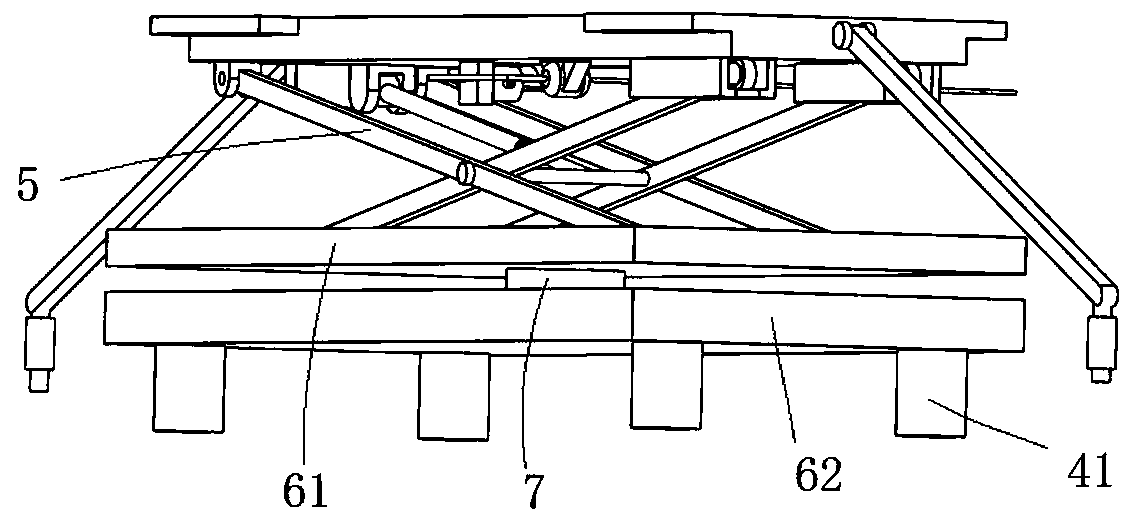 An additional vehicle lifting and adjusting mechanism and its working method