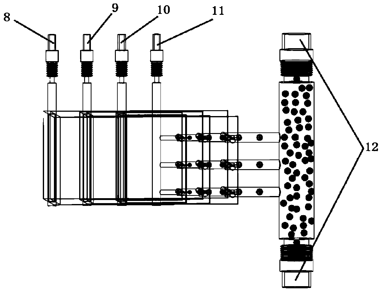 A three-dimensional parallel multiple emulsion rapid preparation device