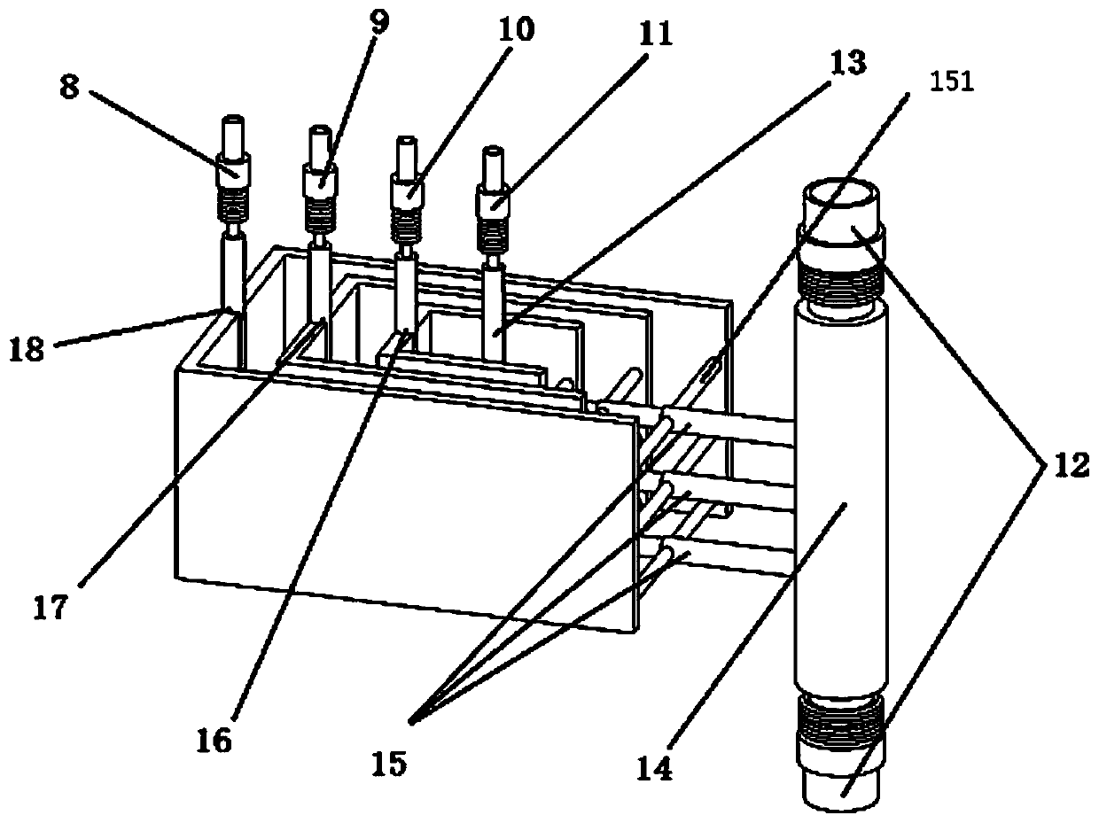 A three-dimensional parallel multiple emulsion rapid preparation device