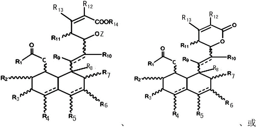 Statin lactone dehydration compound and use thereof