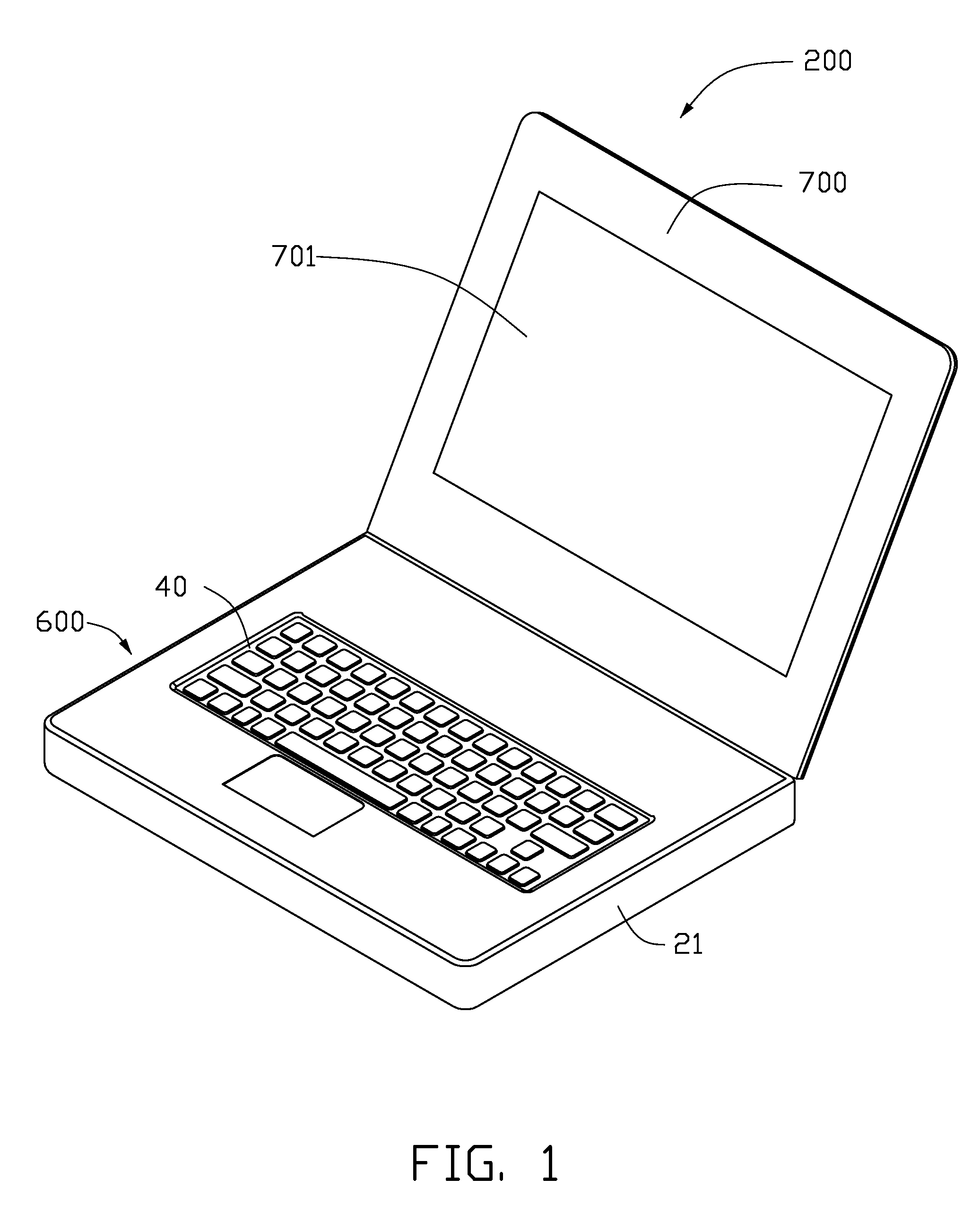 Electronic device with support legs