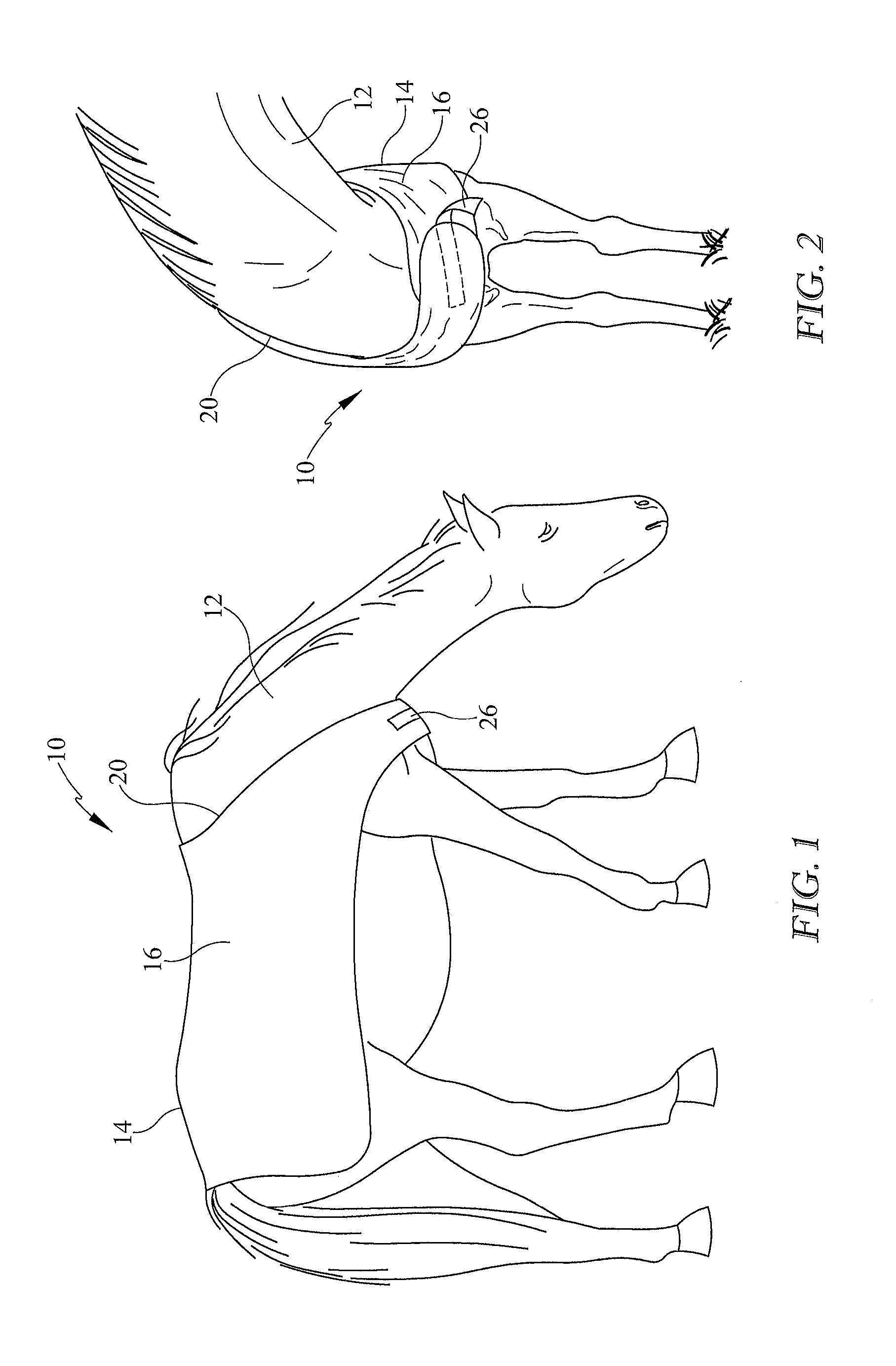 Method and apparatus of evaporative cooling for an animal