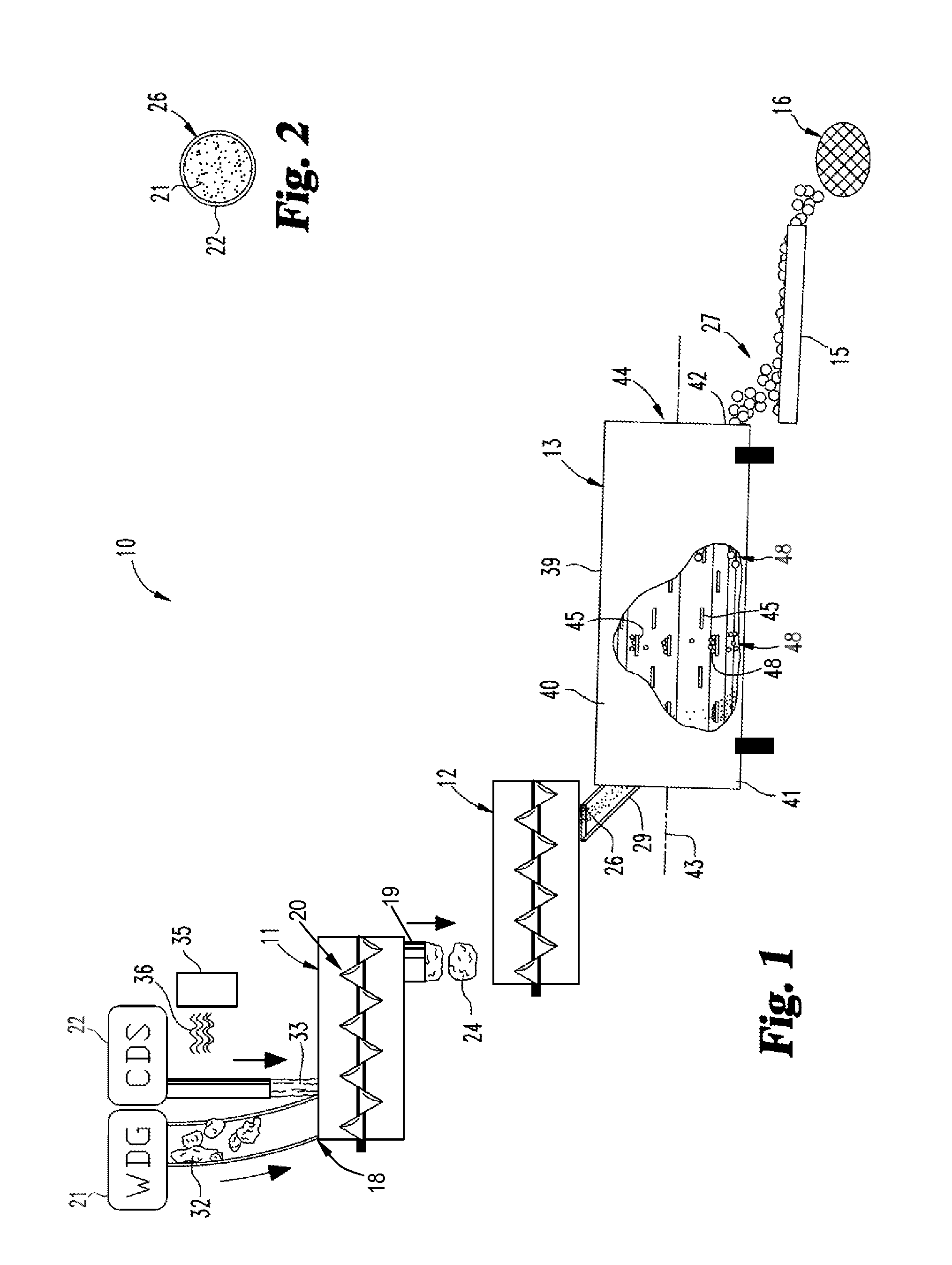 Apparatus and method for producing biobased carriers from byproducts of biomass processing
