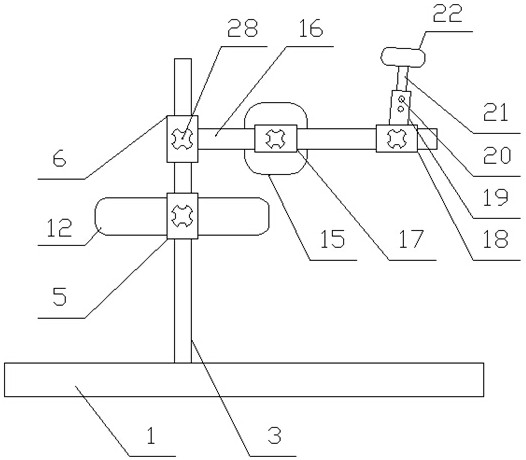 A table tennis training action correction device and its use method