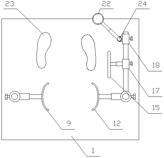 A table tennis training action correction device and its use method