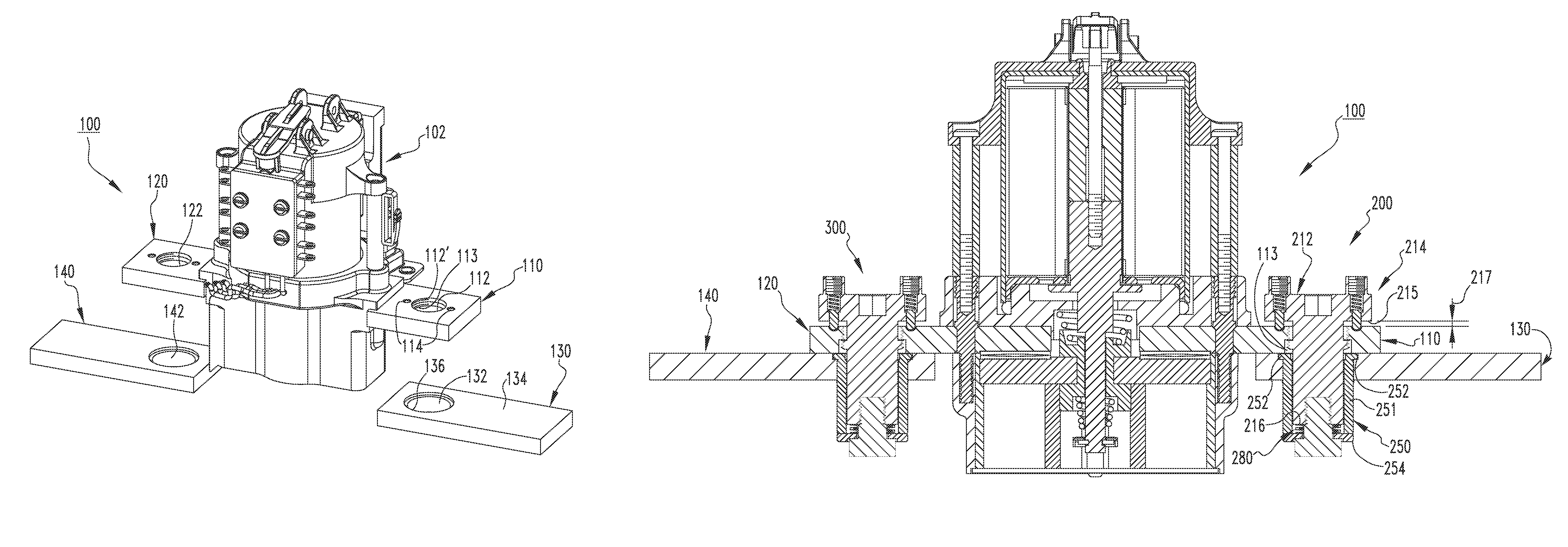 Switching assembly and interconnect assembly therefor