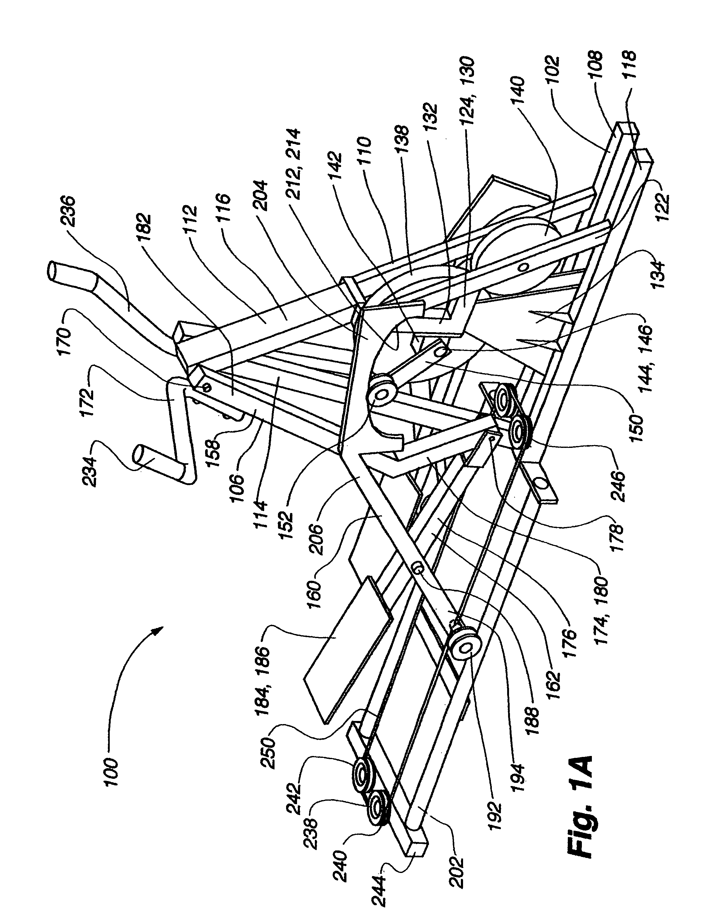 Releasable connection mechanism for variable stride exercise devices