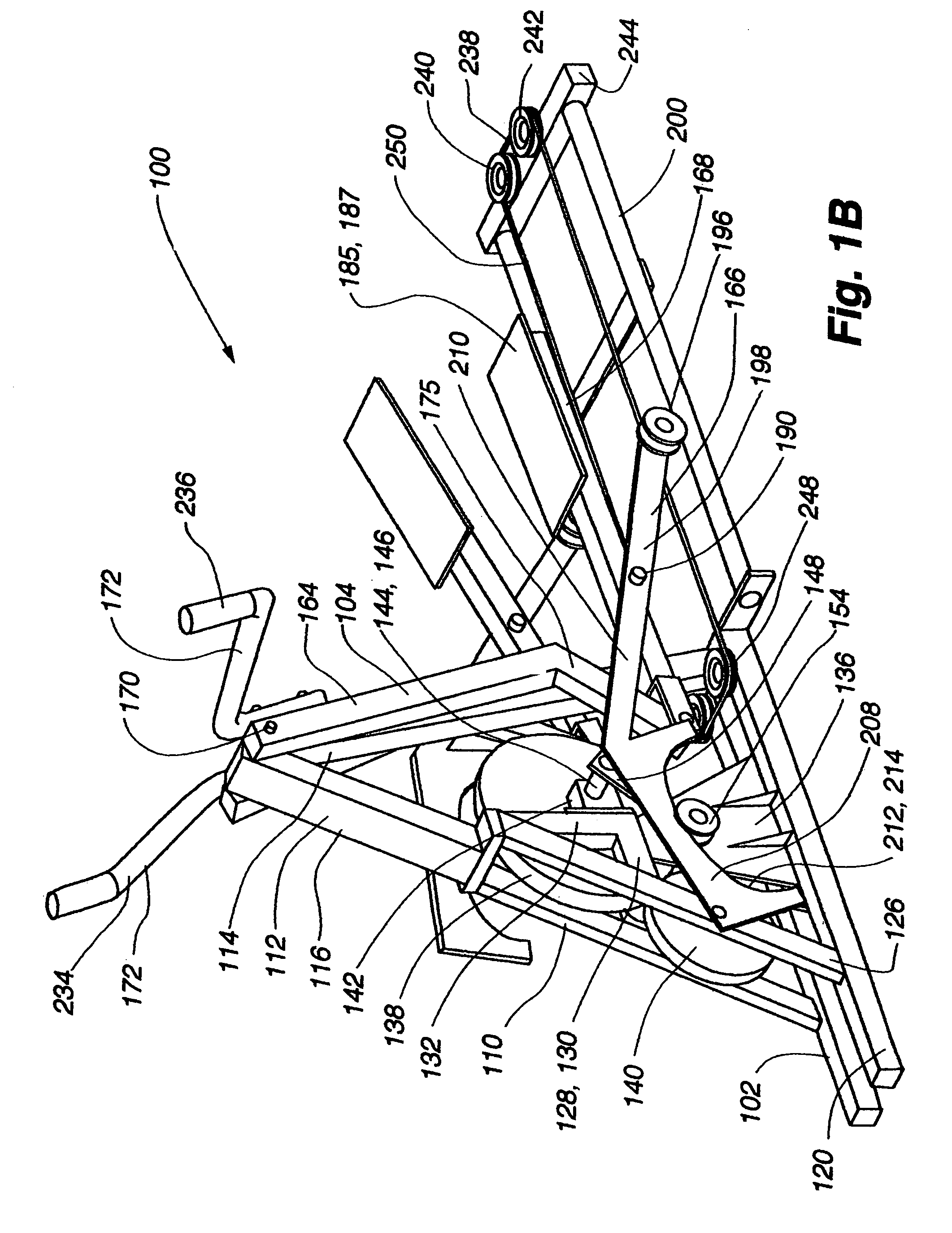 Releasable connection mechanism for variable stride exercise devices