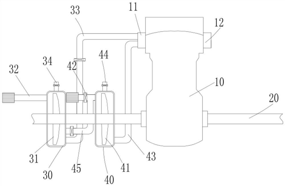 Engine supercharging mechanism and application thereof