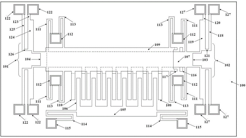 Electro-thermal-driven micro-electro-mechanical comb tooth mechanism for regulating variable intervals of teeth