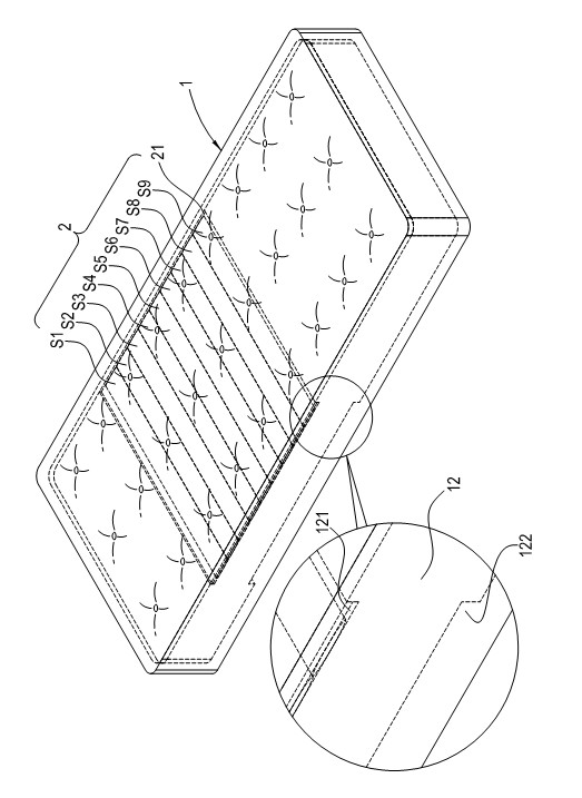 Active supporting device of healthy bed and method thereof