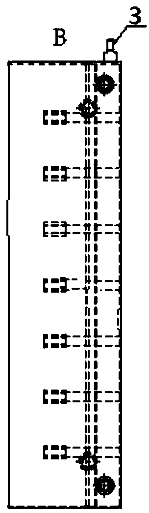 Surfacing test panel cooling device and using method thereof