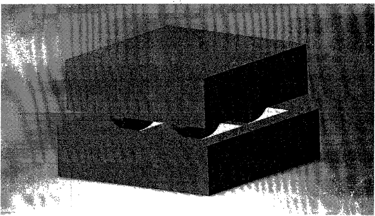 Method for implementing flip-chip soldering of solder during soldering in groove