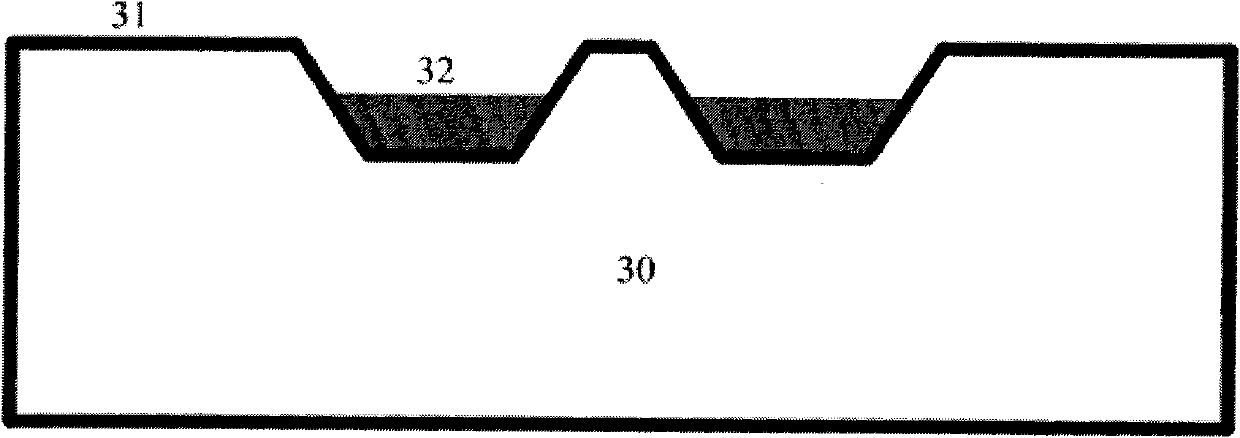 Method for implementing flip-chip soldering of solder during soldering in groove