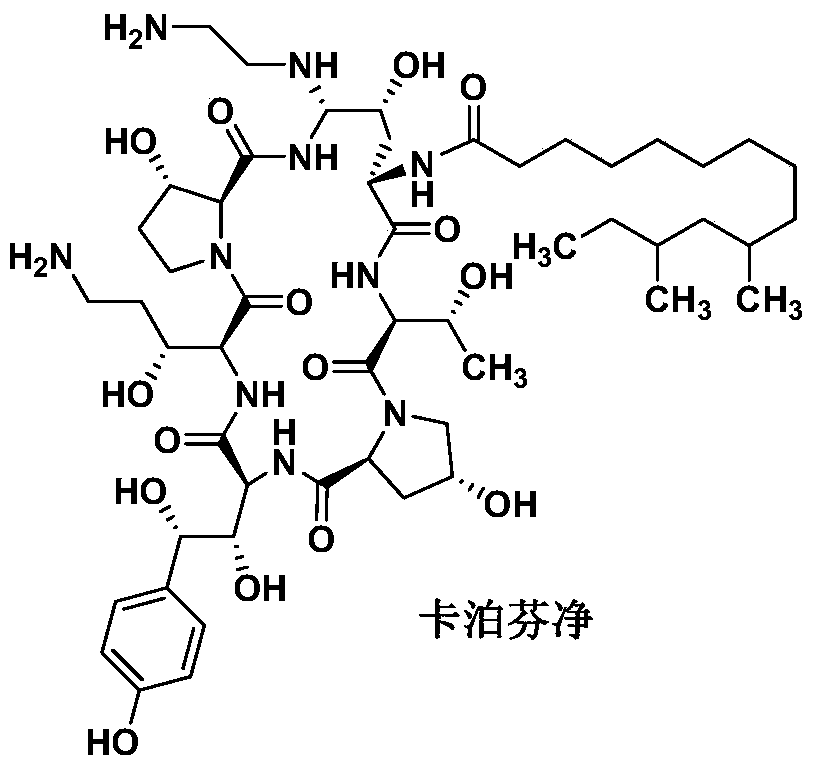 The preparation method of caspofungin