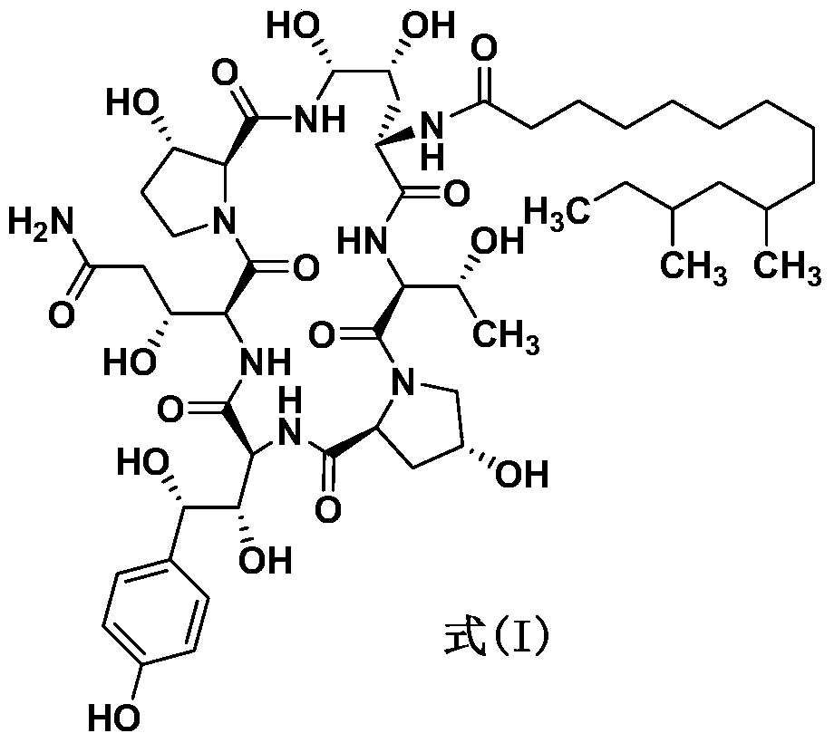 The preparation method of caspofungin