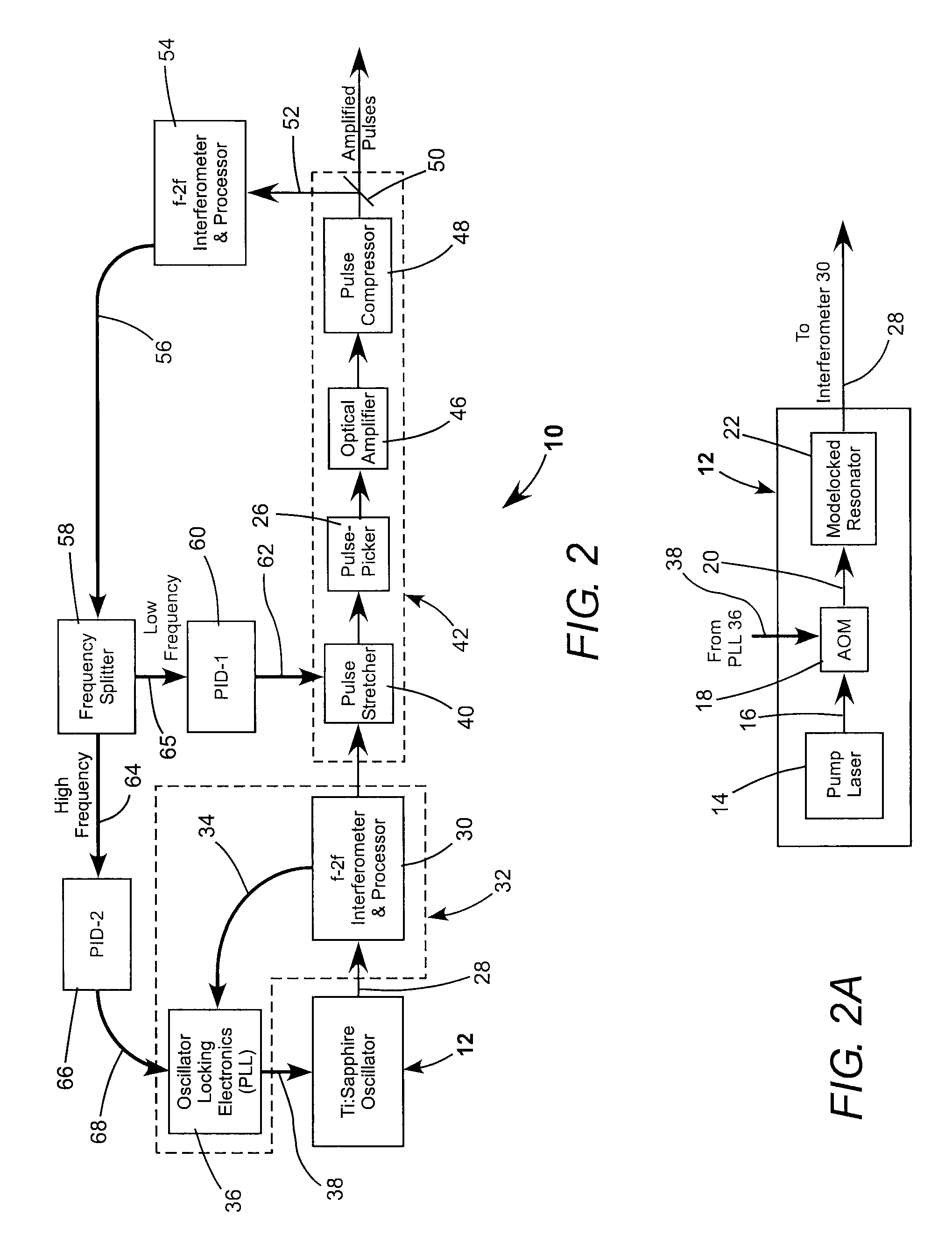 Carrier-envelope-phase stabilization of a master oscillator optical amplifier system