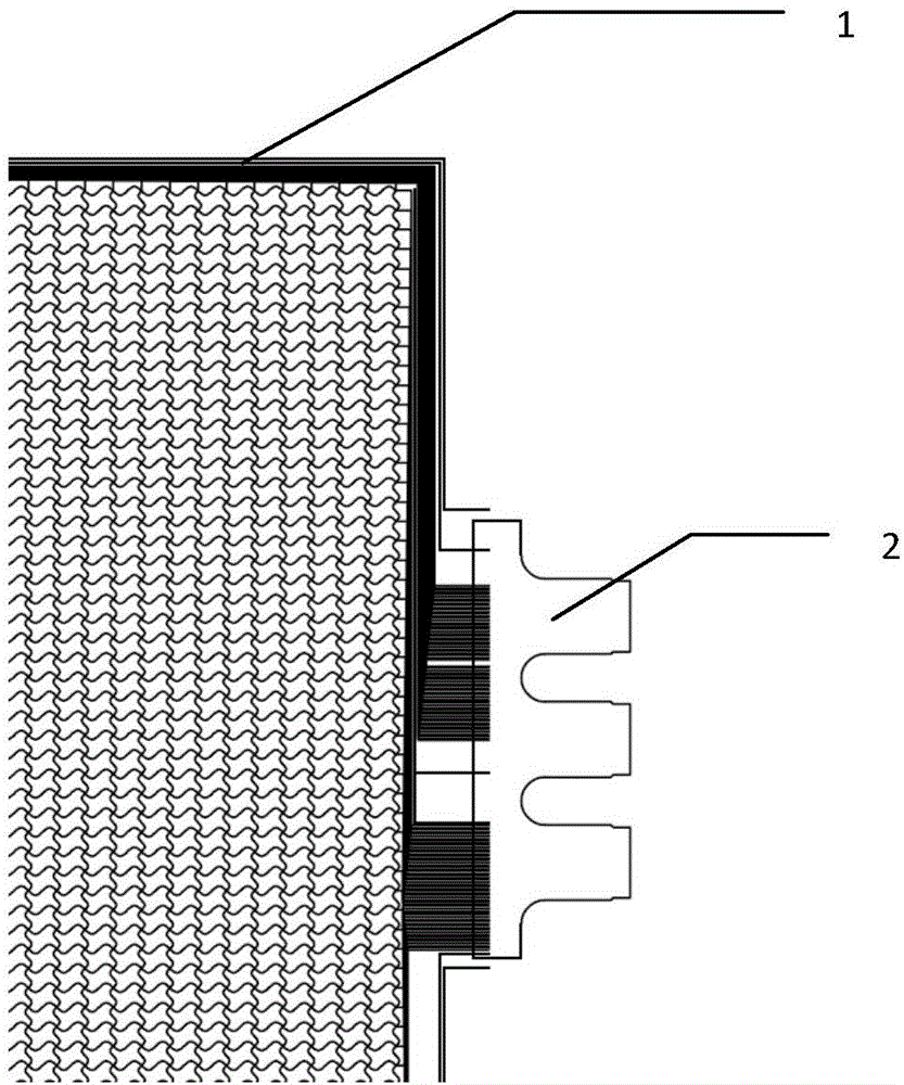 Preparation method of mimetic touch film and mimic blackboard applying mimetic touch film