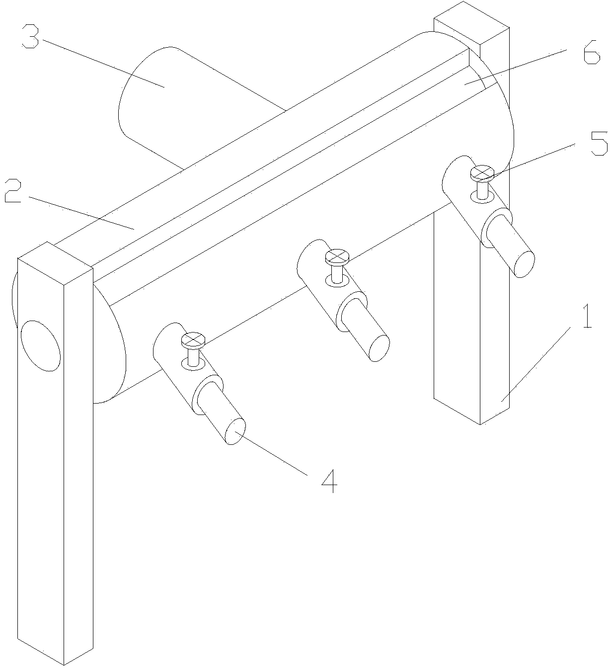 Multi-connector casting slurry dividing mechanism