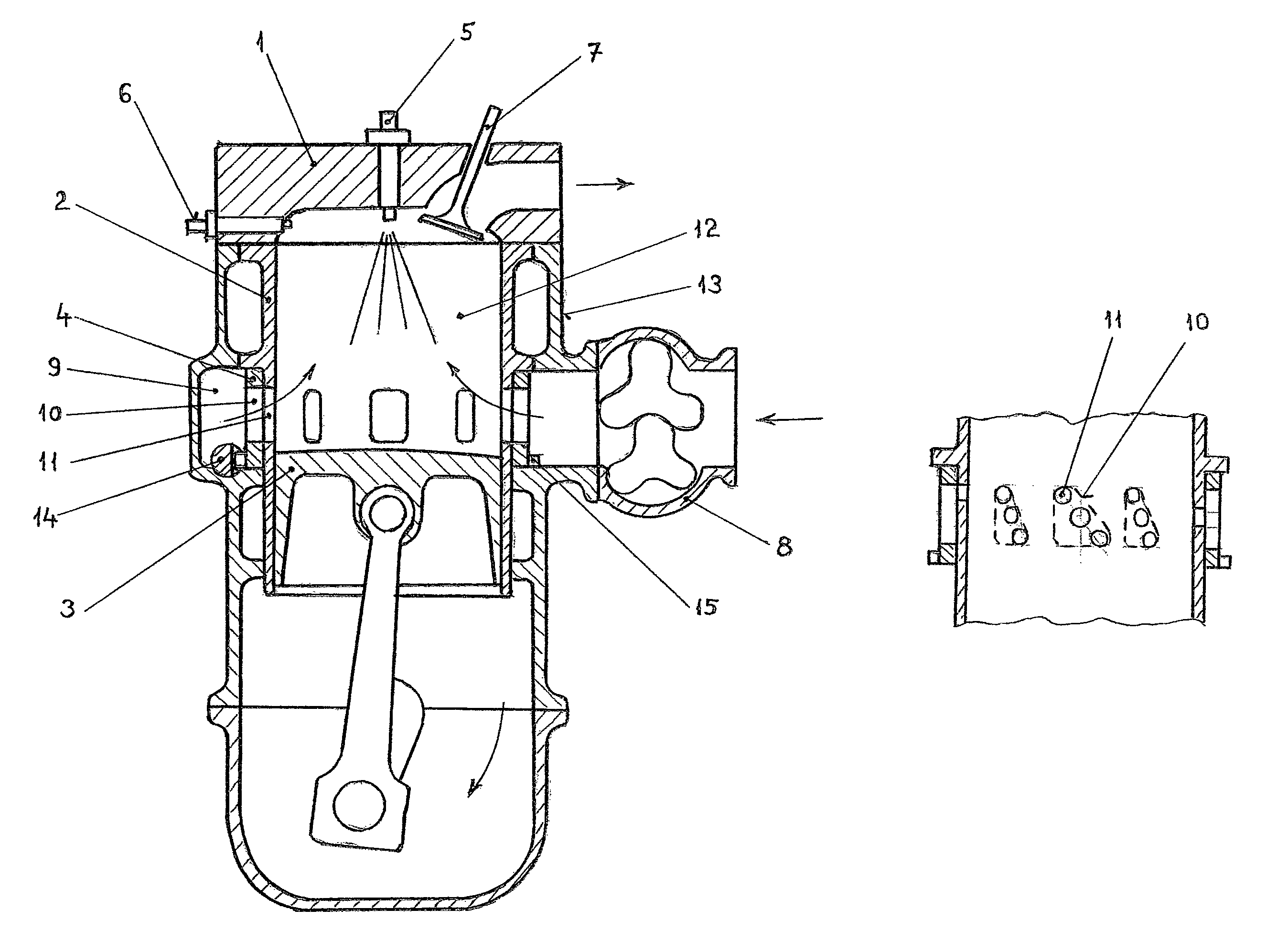 Two-stroke spark-ignition engine