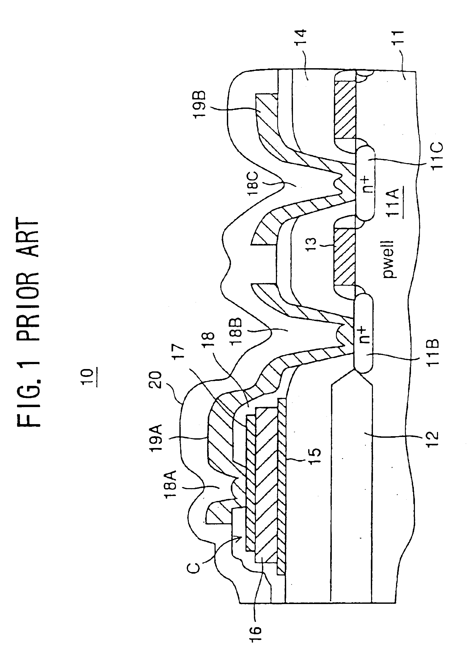 Ferroelectric capacitor and a semiconductor device