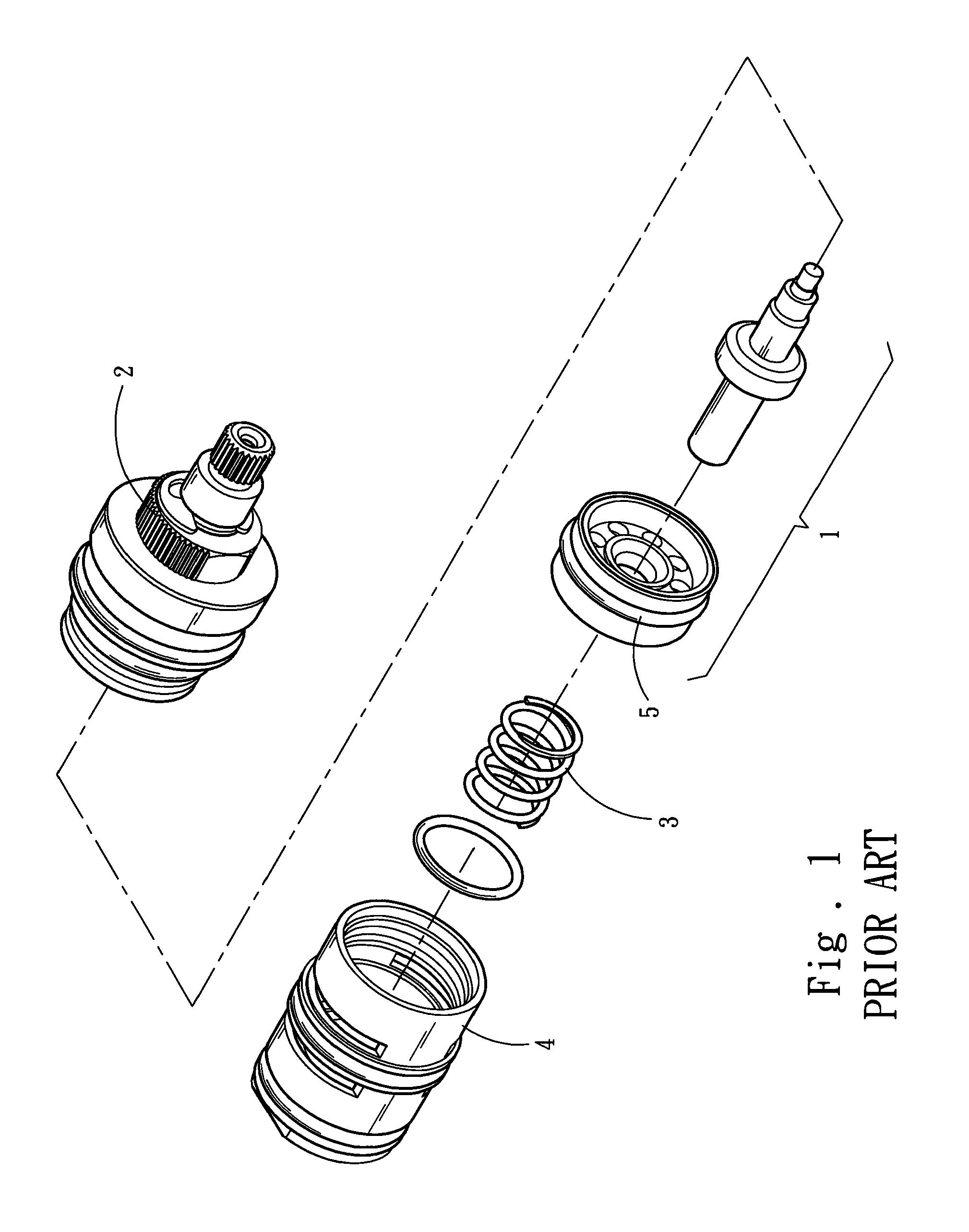 Thermostatic valve control structure