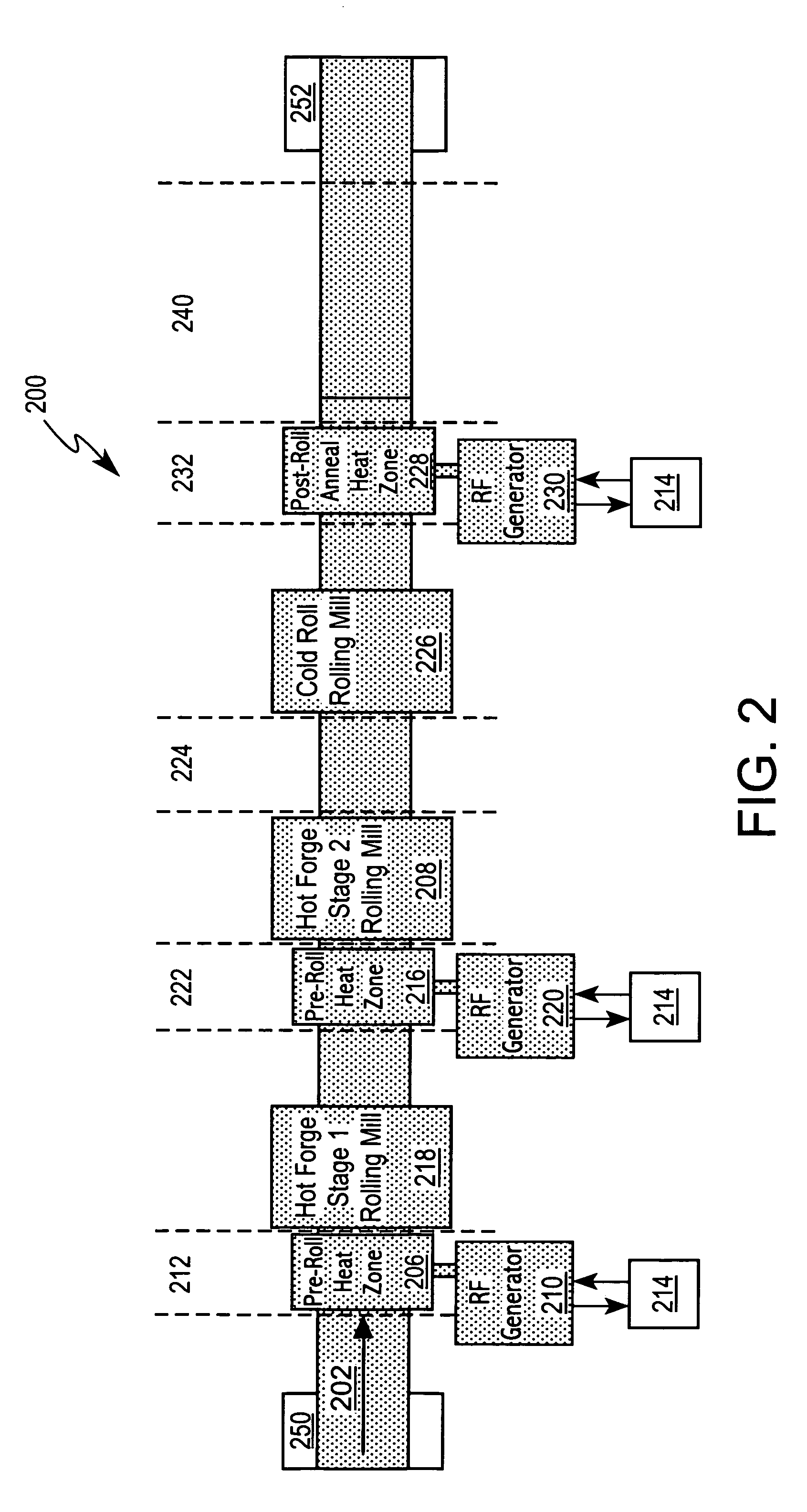 Continuous method of rolling a powder metallurgical metallic workpiece