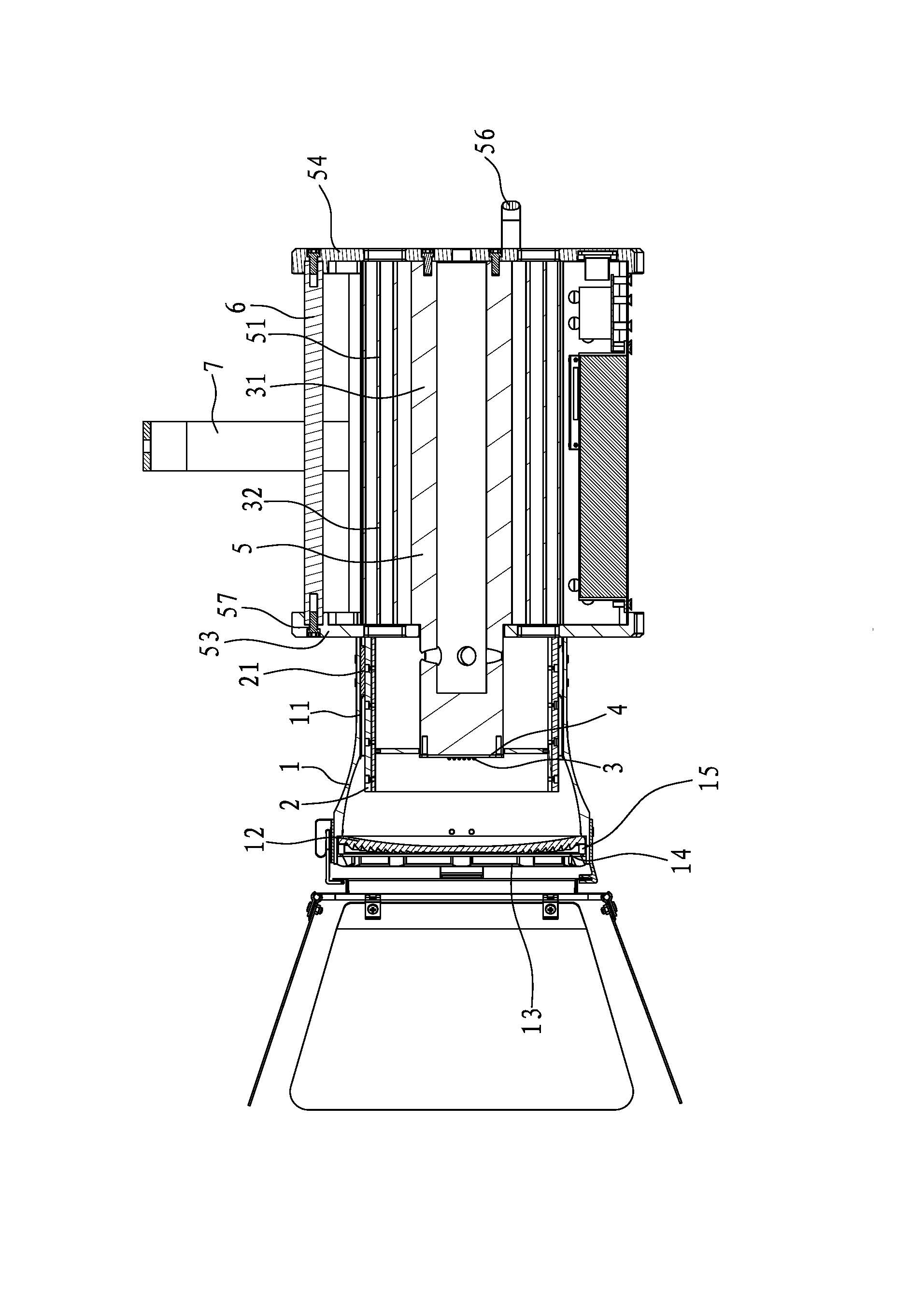 LED (light emitting diode) radiating illumination device