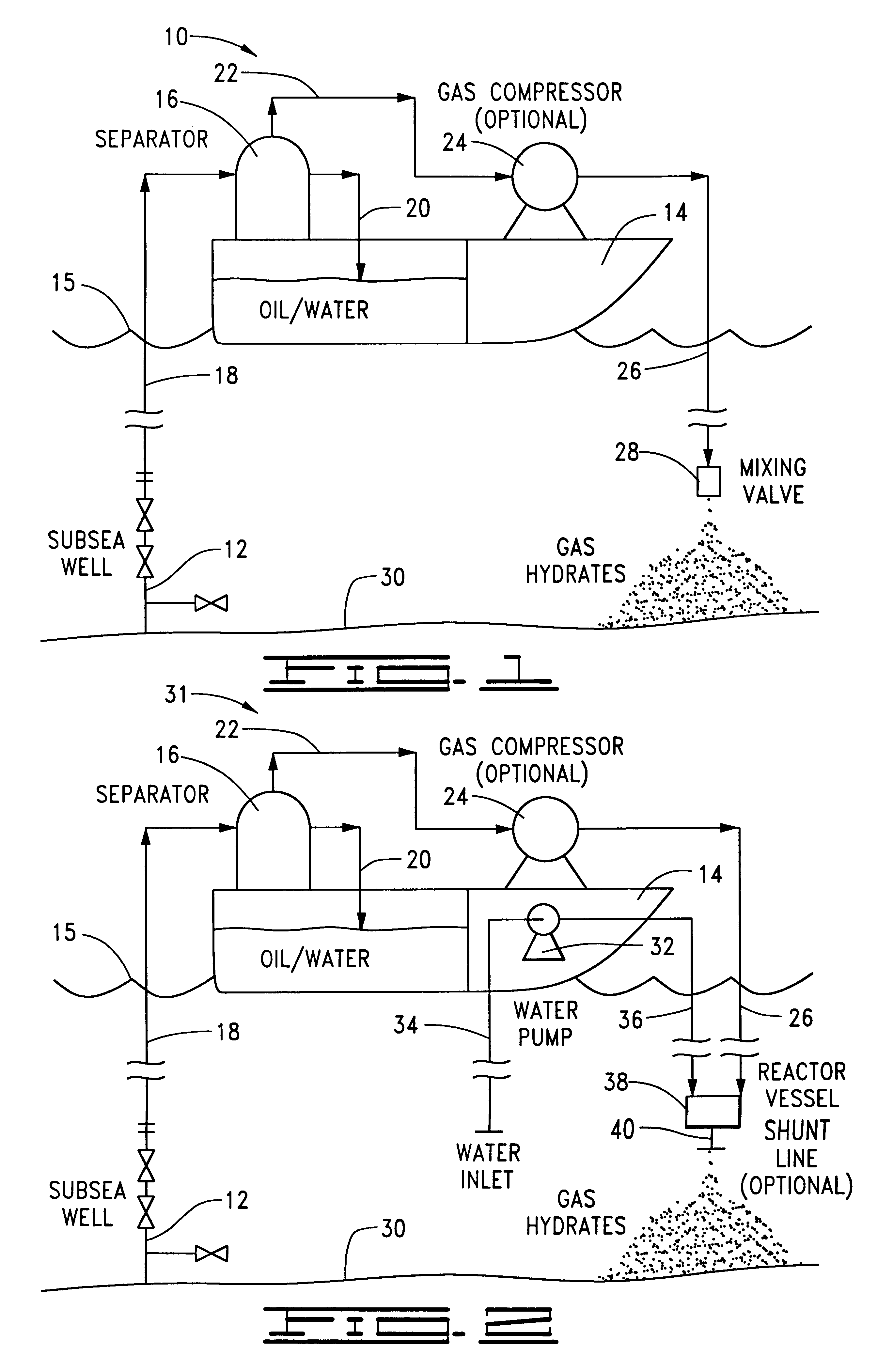 Methods and systems for producing off-shore deep-water wells