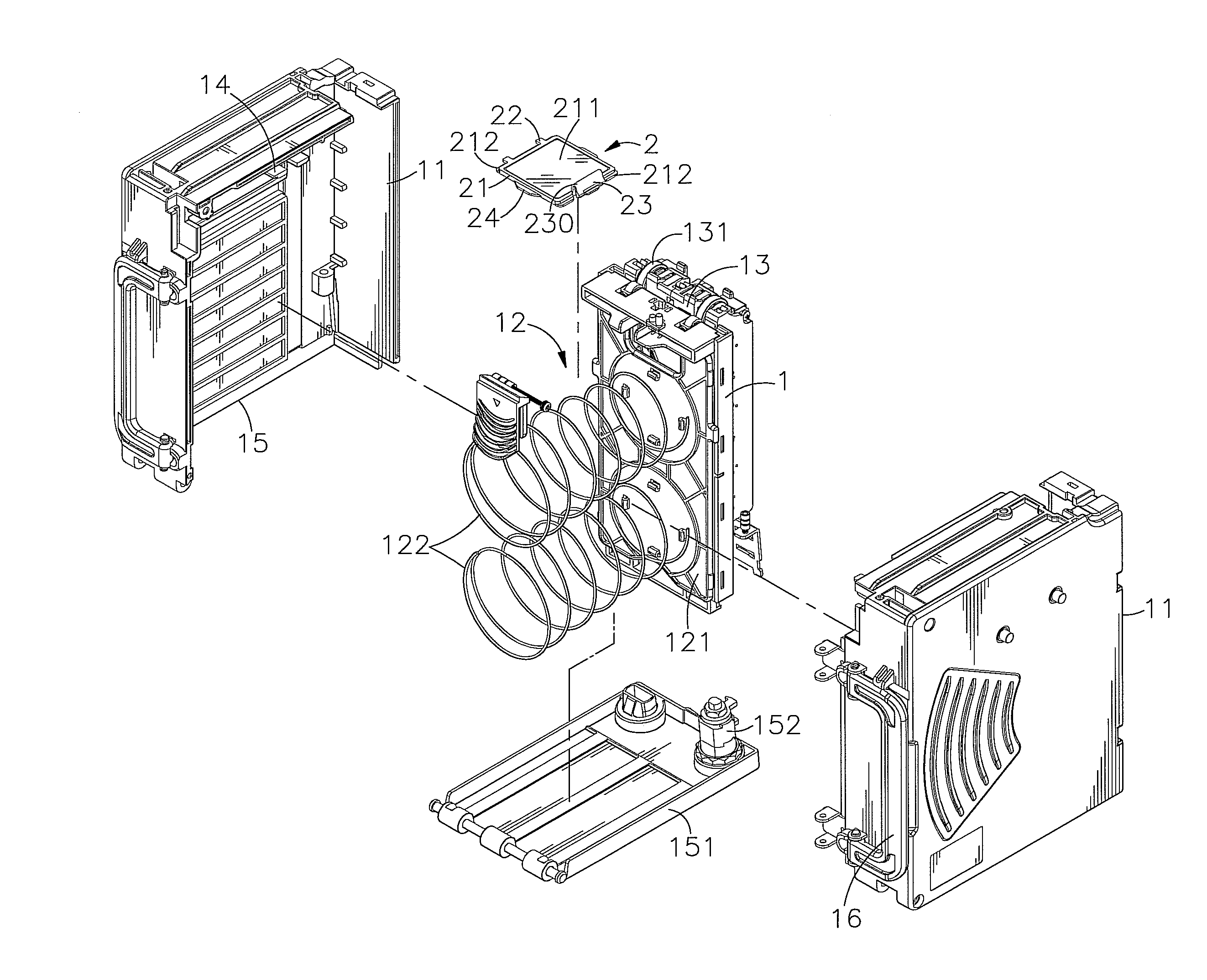 Bill box having a wireless memory function for use in a bill acceptor
