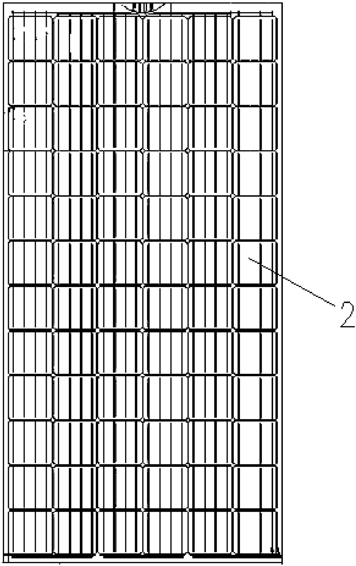 Black and white grid two-sided module