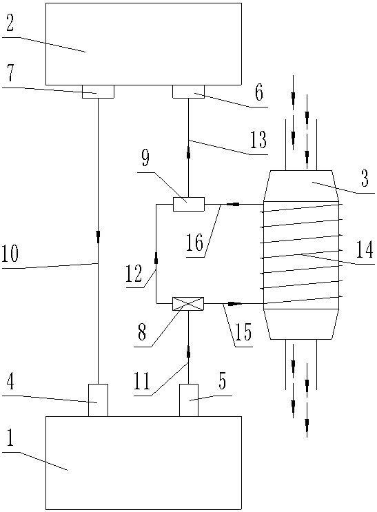 Engine exhaust waste heat recovery system