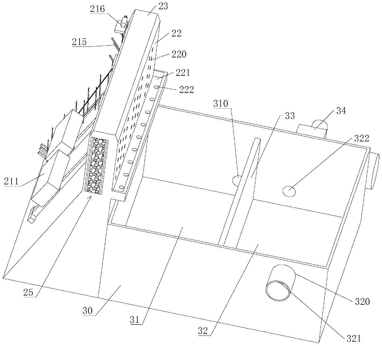 Hydraulic engineering enclosure device