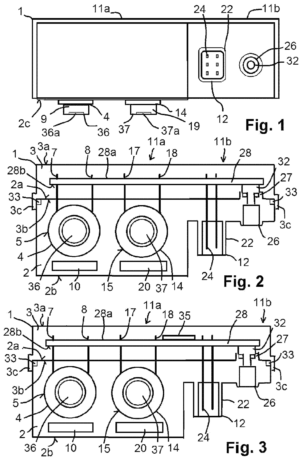 Control module of an air treatment system of a utility vehicle