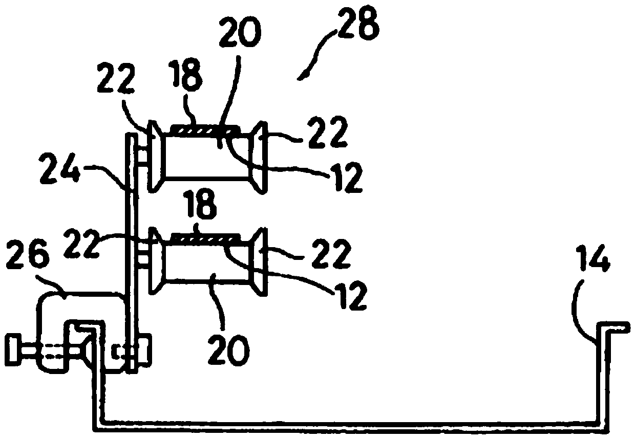 Cable laying construction method and device