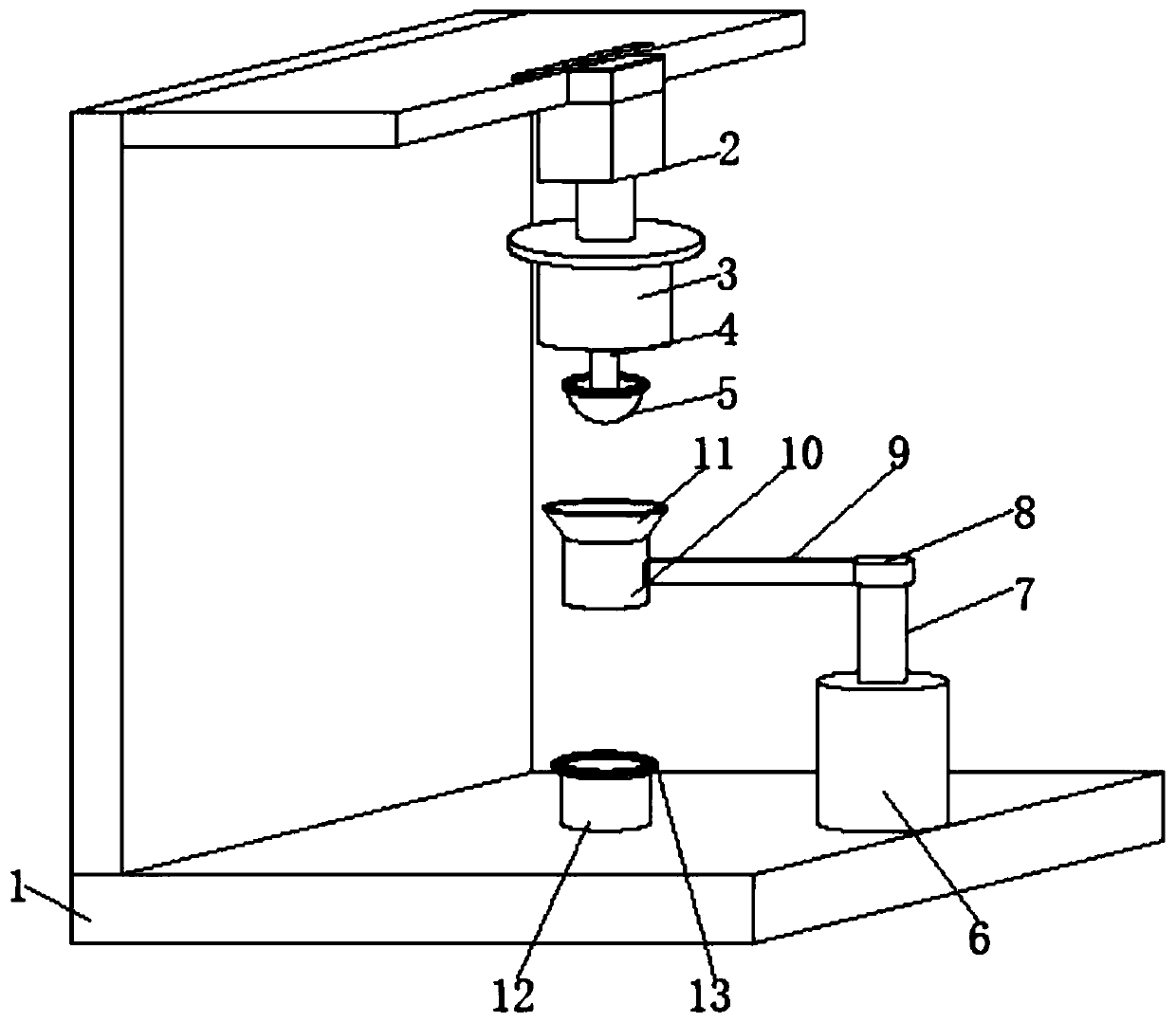 Drum paper attaching device