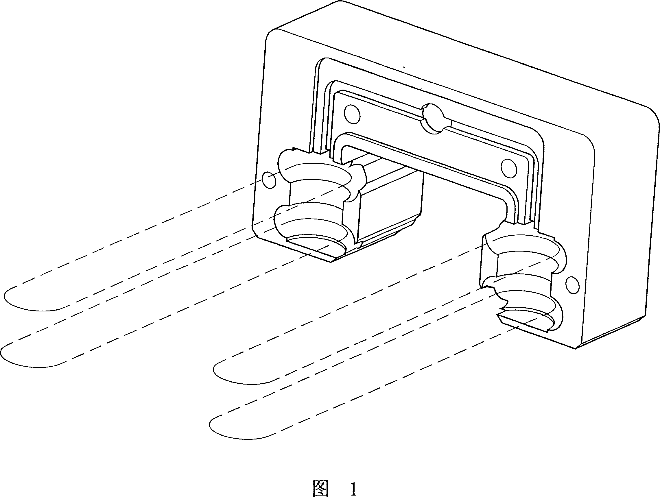 Return flow system of linear slide rail