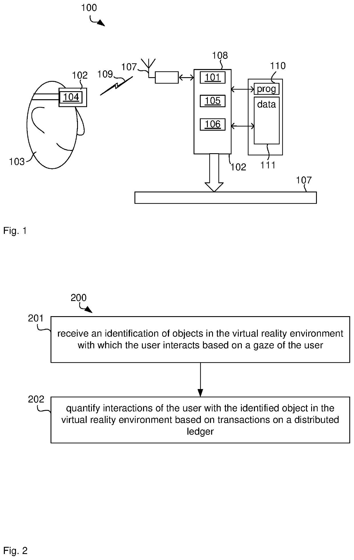 Virtual reality interaction monitoring