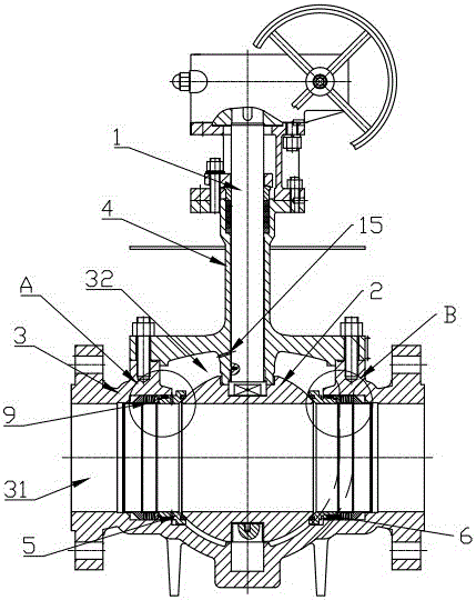 Cryogenic fixed ball valve