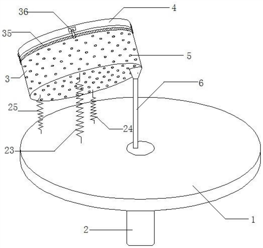 A device for collecting and processing fallen leaves and digging and embedding them in pits