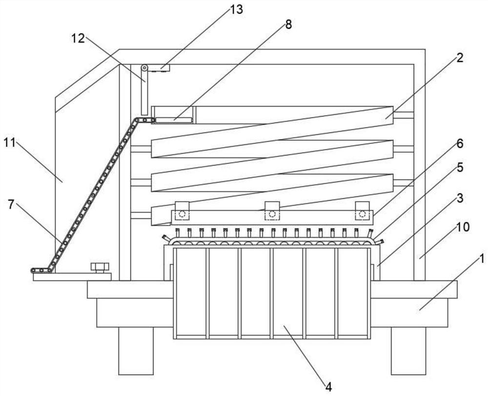 Equipment and method for subgrade earth-rock mixed filling