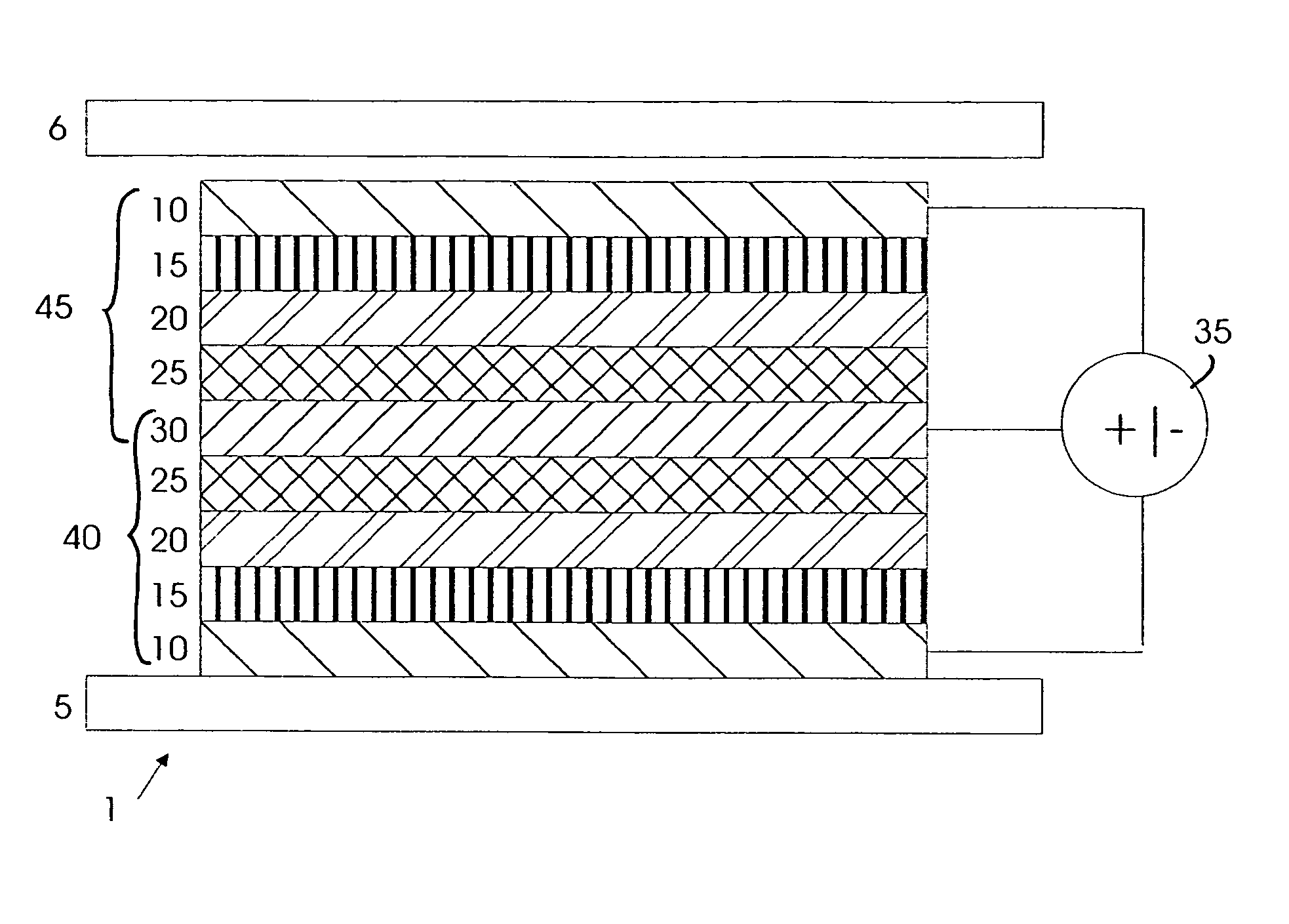 Flat panel light emitting devices with two sided