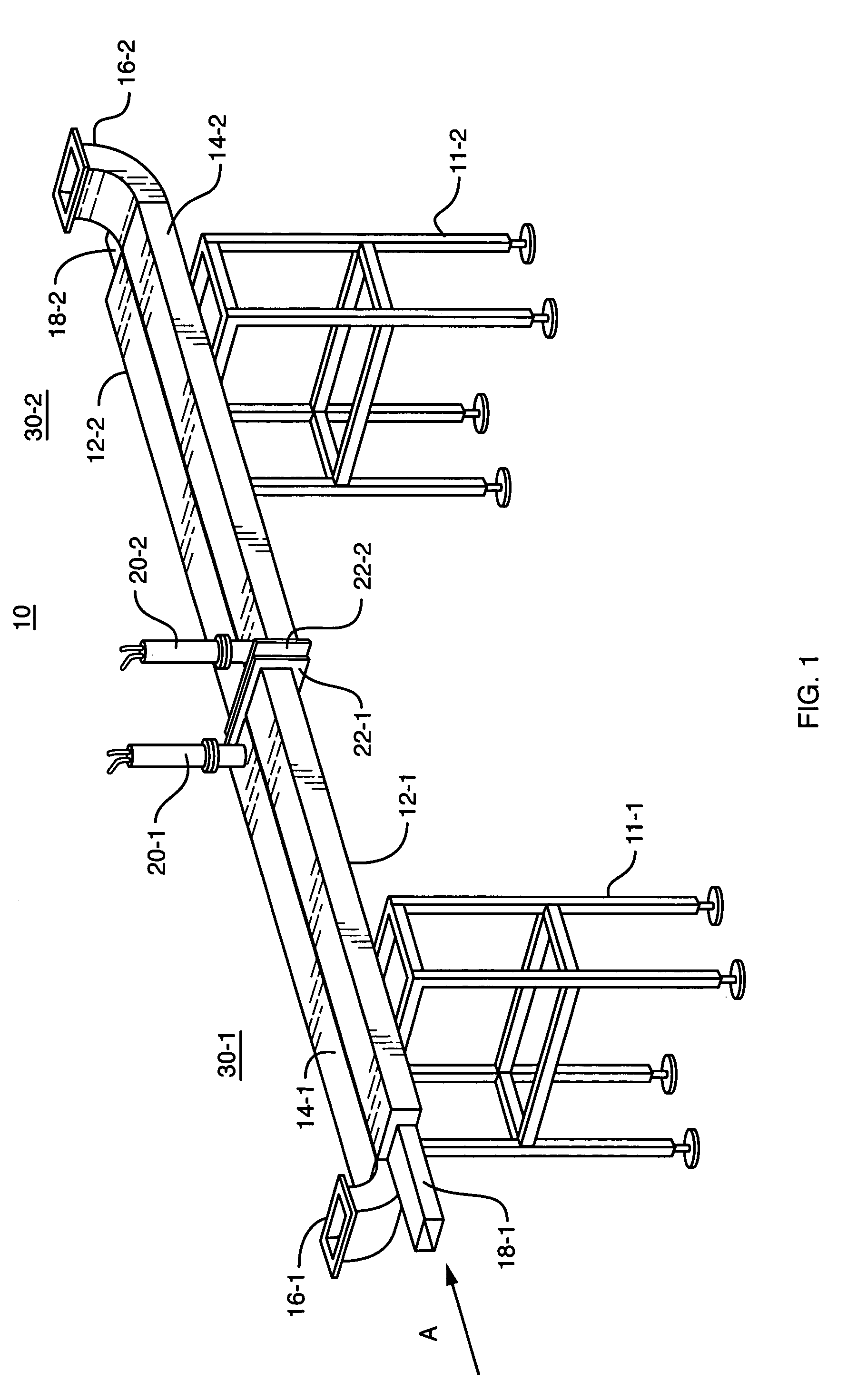 Coupled-waveguide microwave applicator for uniform processing
