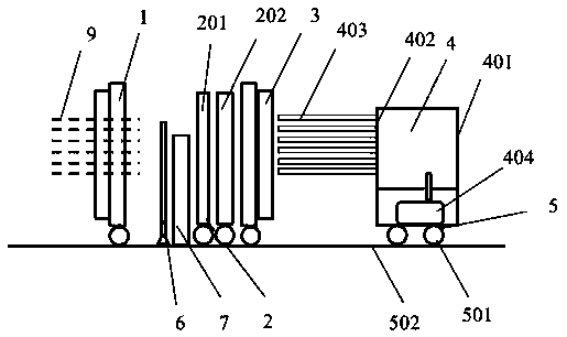 Automatic manipulating device for hollow fiber membrane filaments