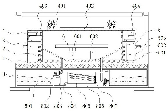 Performance simulation test platform for metal abrasive particle sensor at different depths