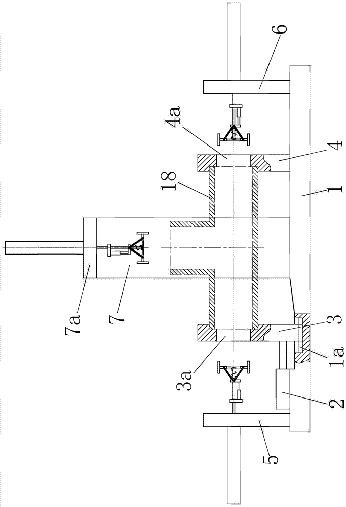 A correction device for a three-air channel for a ship