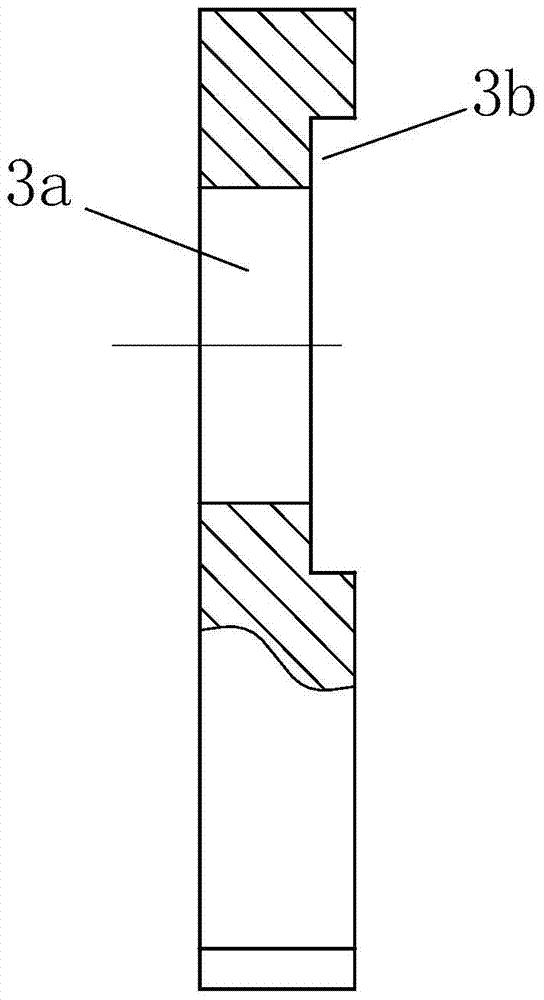 A correction device for a three-air channel for a ship