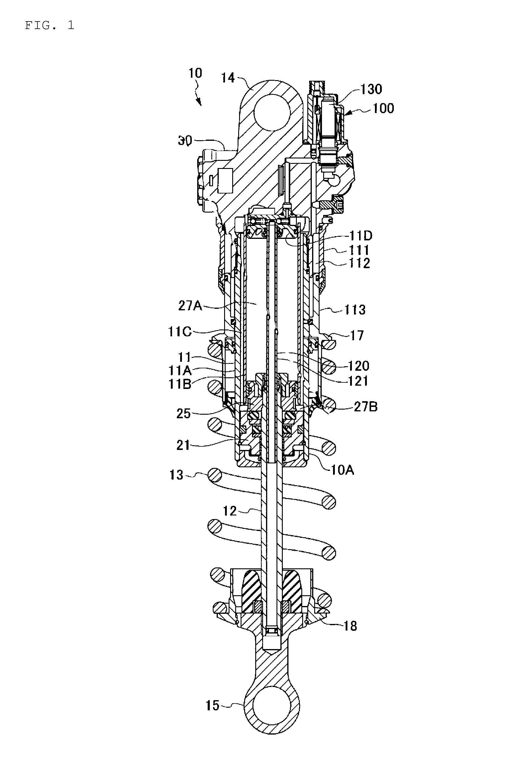 Vehicle-height adjustment apparatus of motorcycle